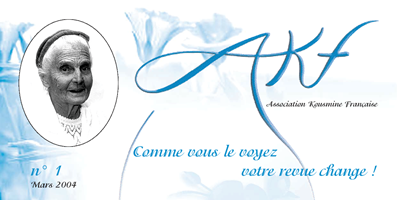 Revue AKF n°1 (Mars 2004)