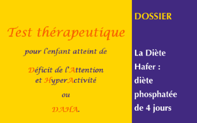 Diète HAFER (diète phosphatée)