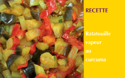 Ratatouille vapeur au curcuma