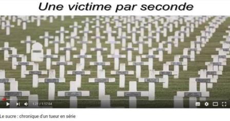 Nombre de morts par seconde dû au sucre