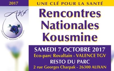 Rencontres Kousmine 2017