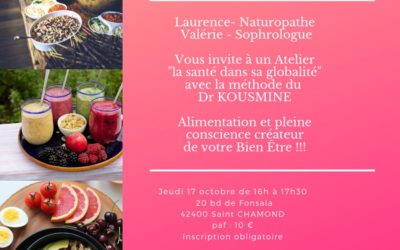 Atelier pour une meilleure vitalité