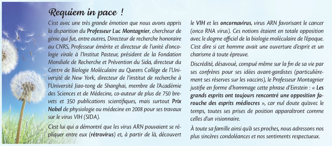 Hommage Pr L. MONTAGNIER